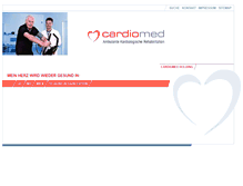 Tablet Screenshot of cardiomed.at